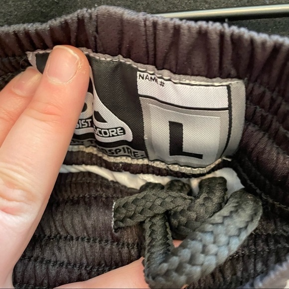 NWT Houston push branded basketball shorts sz.L white version - Picture 2 of 3